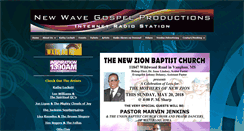 Desktop Screenshot of newwavegospelproductions.com